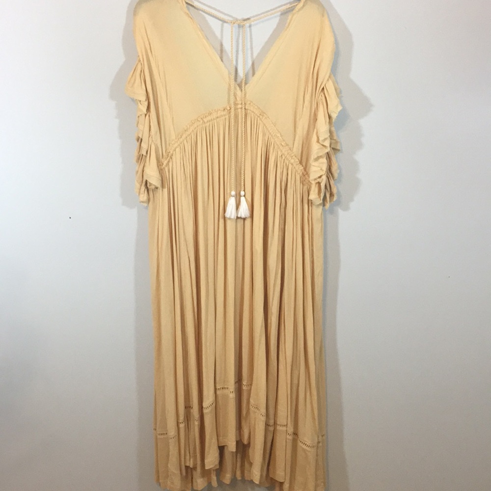 NWT Free People Garbanzo Will Wait maxi dress Boho - Picture 13 of 13